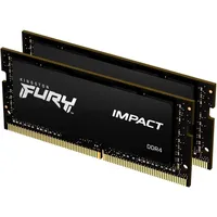 32GB notebook memória DDR4 2666MHz (Kit of 2) 1Gx8 Kingston FURY Impact KF426S1 illusztráció, fotó 1