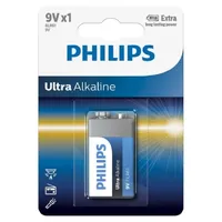 Elem Philips ultra alkáli 9V 6LR61 1db PH-UA-9V-B2 Technikai adatok