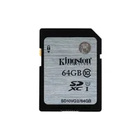 Memória-kártya 64GB SD SDXC Class10 Kingston SD10VG2 64B SD10VG2_64GB Technikai adatok