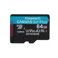 Memória-kártya 64GB SD micro (SDXC Class 10  UHS-I U3) Kingston Canvas SDCG3_64GBSP Technikai adatok