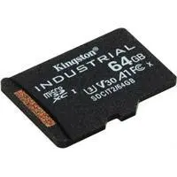 Memória-kártya 64GB microSDXC Class10 Kingston Industrial + kártyaolvasó illusztráció, fotó 3