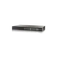 Cisco SG500-28 24port LAN 10/100/1000Mbps, 4 SFP menedzselhető rack switch illusztráció, fotó 1