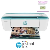 MFP tintasugaras A4 színes HP DeskJet 3762 Instant Ink ready nyomtató illusztráció, fotó 1