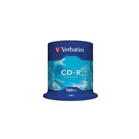 CD-R lemez, 700MB, 52x, hengeren, VERBATIM "DataLife" VERBATIM-43411 Technikai adatok