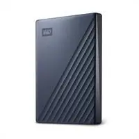 2TB külső HDD USB3.2 Western Digital My Passport Ultra kék illusztráció, fotó 3