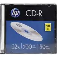 CD DISK HP CD-R, 700MB, 52x, vékony 